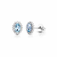 Orecchini Lelune Donna LELUNE DIAMONDS in Oro bianco Acquamarina 0.77 Ct LDEAAM77015 - LDEAAM77015